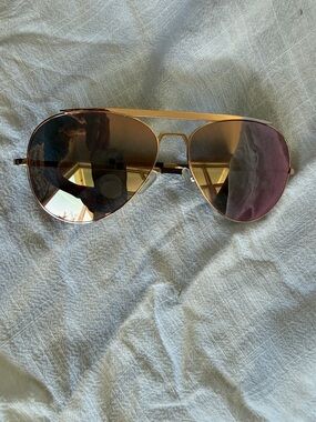 Valley Eyewear Rose gold Aviator Sunglasses
